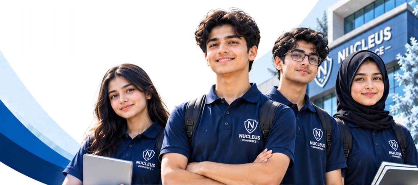 Nucleus Commerce students
